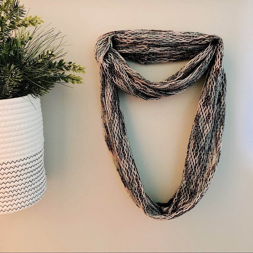 Open Weave Infinity Scarf